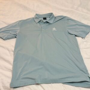 Dunning M mint green golf polo - Poipu Bay logo on chest